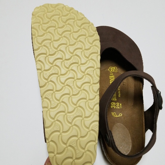 New Birkenstock Messina Brown Leather Clogs 39 - Picture 5 of 6